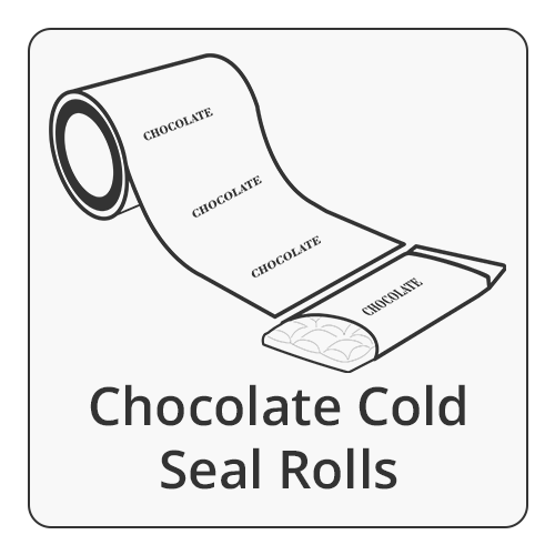 Chocolate cold seal rolls